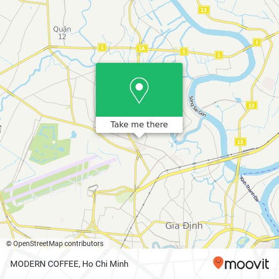 MODERN COFFEE map