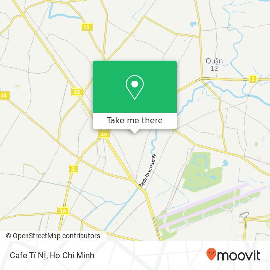 Cafe Tí Nị map