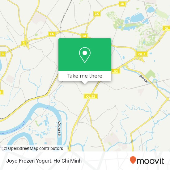 Joyo Frozen Yogurt map