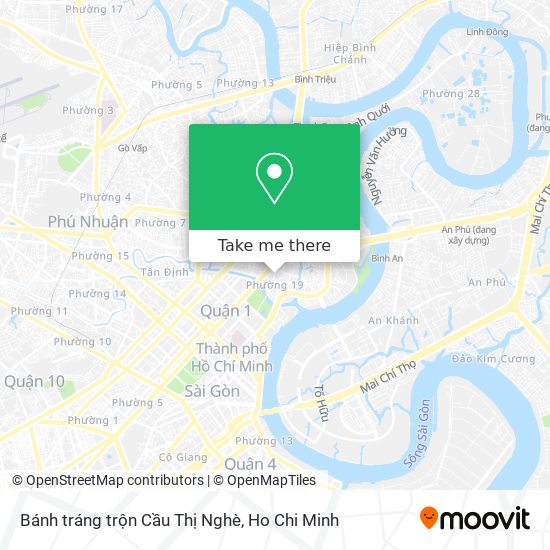 Bánh tráng trộn Cầu Thị Nghè map