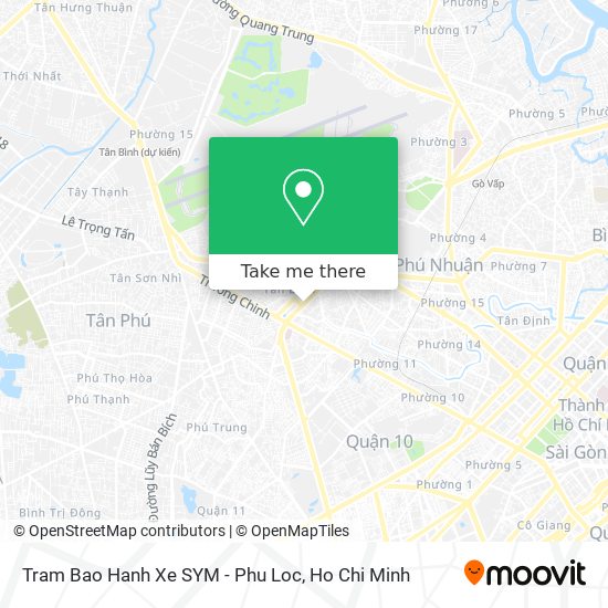 Tram Bao Hanh Xe SYM - Phu Loc map