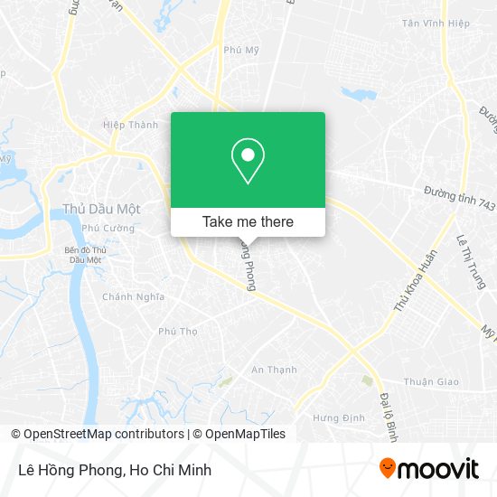 Lê Hồng Phong map