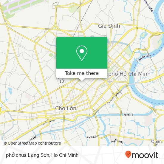 phở chua Lạng Sơn map