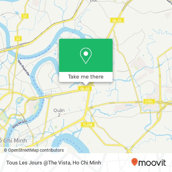Tous Les Jours @The Vista map
