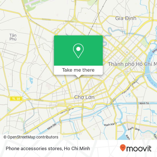 Phone accessories stores map