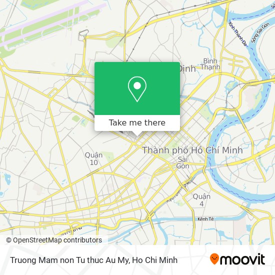 Truong Mam non Tu thuc Au My map