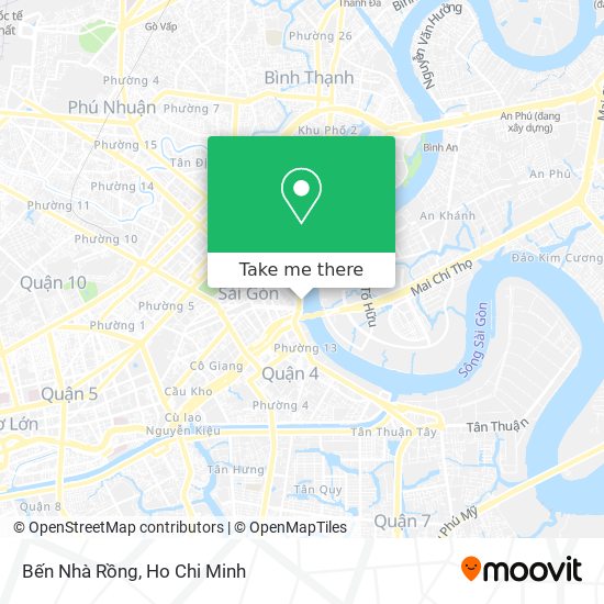 How to get to Bến Nhà Rồng in Quận 1 by Bus?