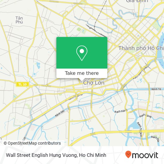 Wall Street English Hung Vuong map