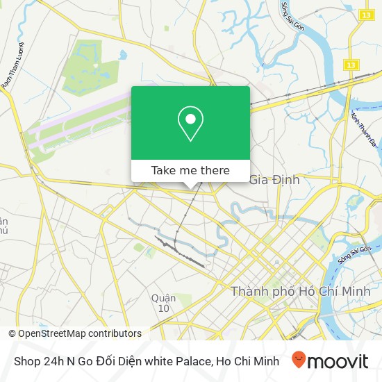 Shop 24h N Go Đối Diện white Palace map