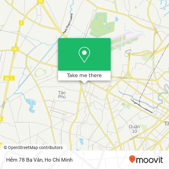 Hẻm 78 Ba Vân map