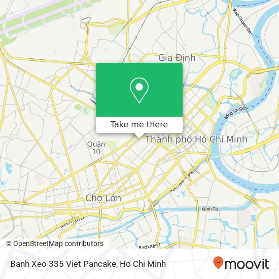 Banh Xeo 335 Viet Pancake map