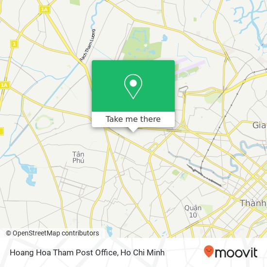 Hoang Hoa Tham Post Office map