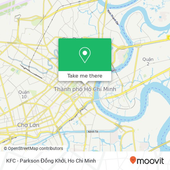 KFC - Parkson Đồng Khởi map