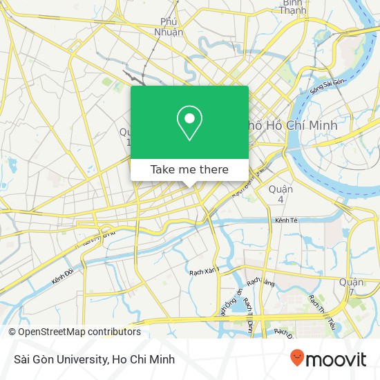 Sài Gòn University map