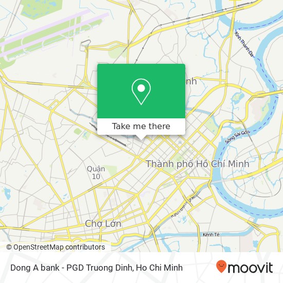 Dong A bank - PGD Truong Dinh map