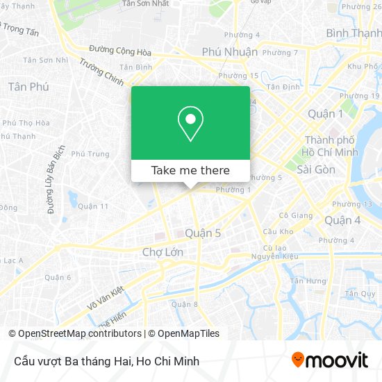 Cầu vượt Ba tháng Hai map