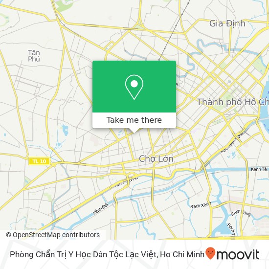 Phòng Chẩn Trị Y Học Dân Tộc Lạc Việt map