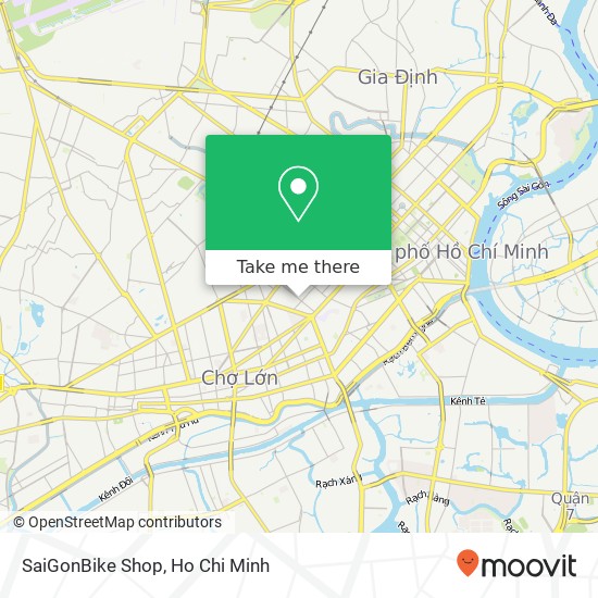 SaiGonBike Shop map