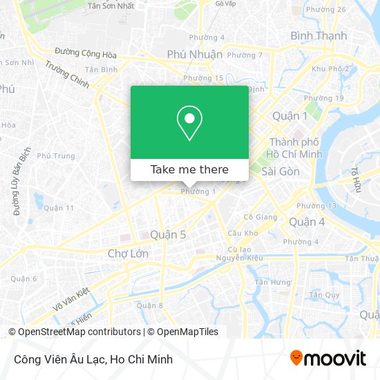 How to get to Cȏng Viȇո Âu Lạc in Quận 5 by Bus?