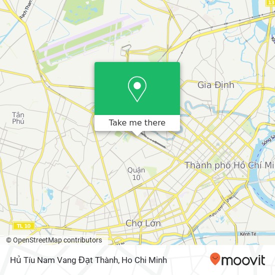 Hủ Tíu Nam Vang Đạt Thành map