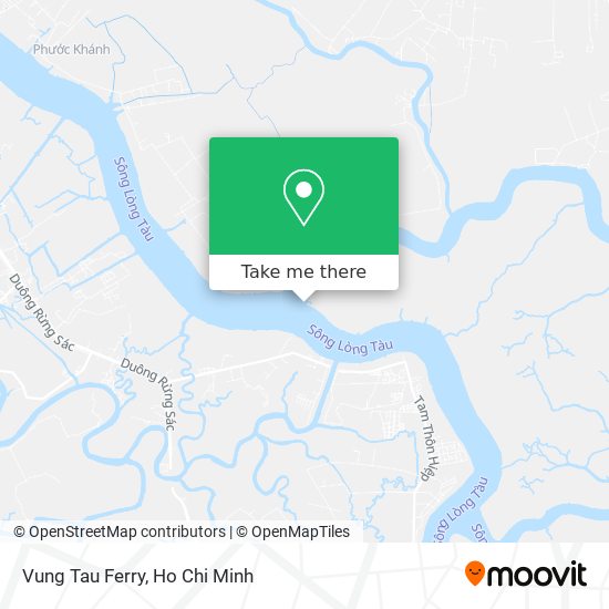 Vung Tau Ferry map
