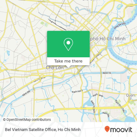 Bel Vietnam Satellite Office map