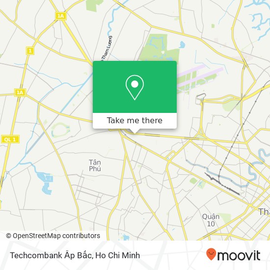 Techcombank Ấp Bắc map