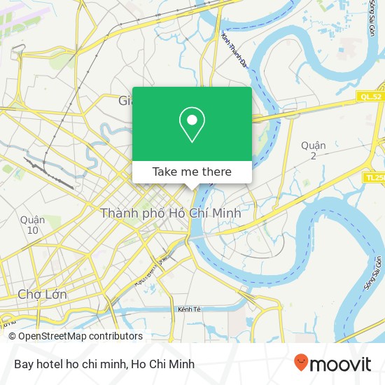 Bay hotel ho chi minh map