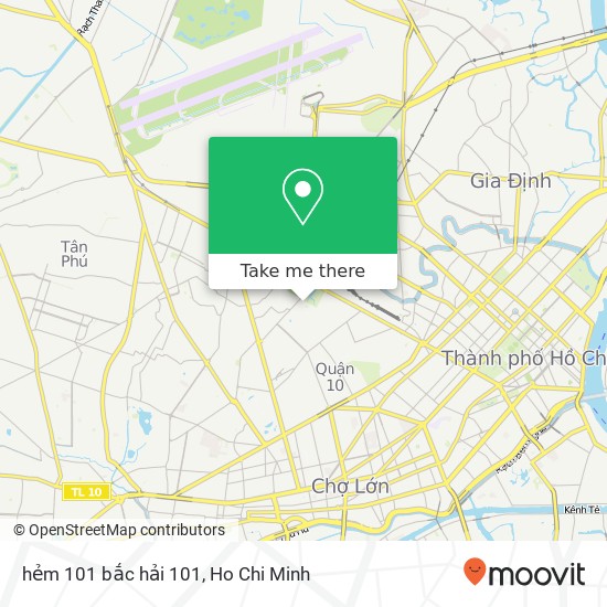 hẻm 101 bắc hải 101 map