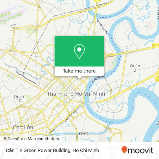 Căn Tin Green Power Building map