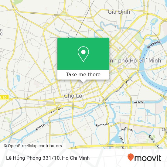 Lê Hồng Phong 331/10 map