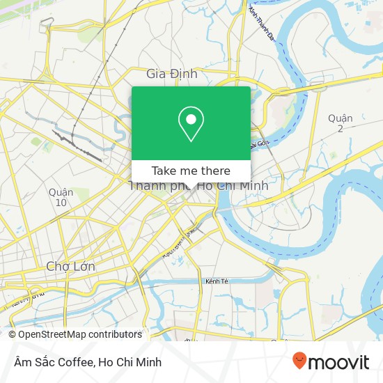 Âm Sắc Coffee map