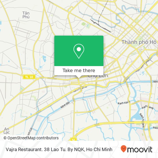 Vajra Restaurant. 38 Lao Tu. By NQK map