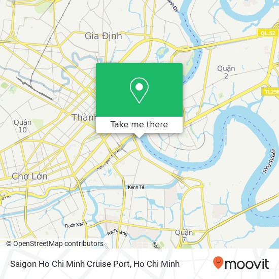 Saigon Ho Chi Minh Cruise Port map