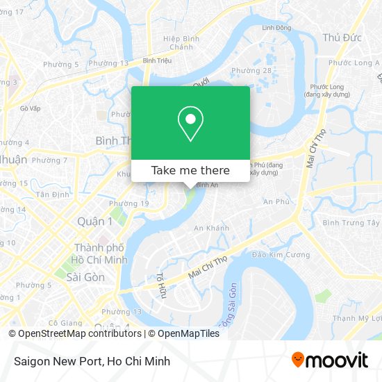 Saigon New Port map