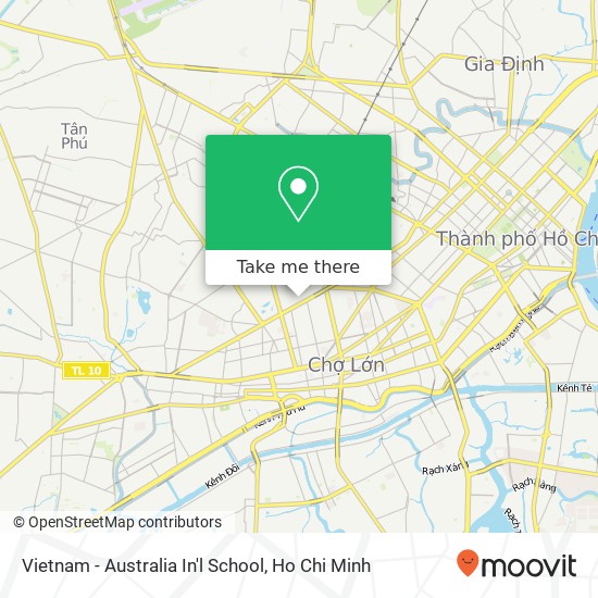 Vietnam - Australia In'l School map