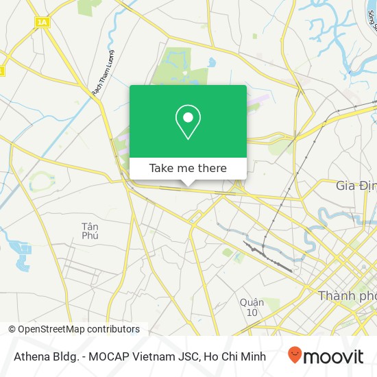 Athena Bldg. - MOCAP Vietnam JSC map