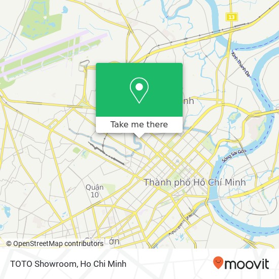 TOTO Showroom map