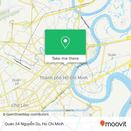 Quán 34 Nguyễn Du map