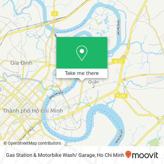 Gas Station & Motorbike Wash/ Garage map
