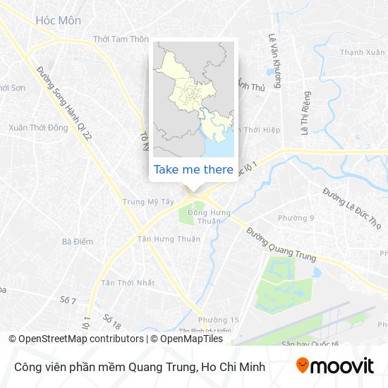 Công viên phần mềm Quang Trung map