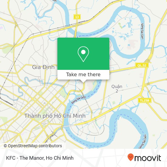 KFC - The Manor map
