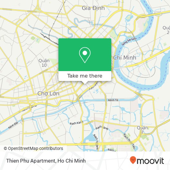 Thien Phu Apartment map