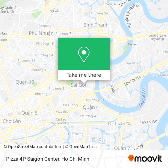 Pizza 4P Saigon Center map