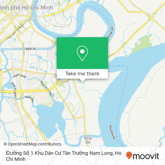 Đường Số 1 Khu Dân Cư Tân Trường Nam Long map