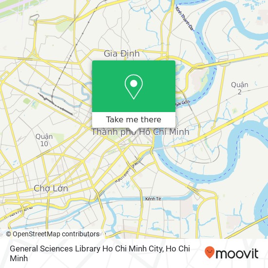 General Sciences Library Ho Chi Minh City map