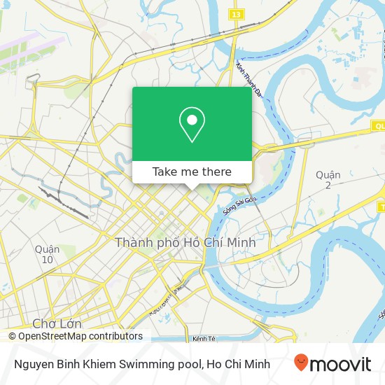 Nguyen Binh Khiem Swimming pool map