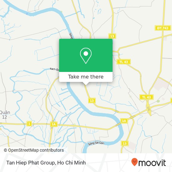 Tan Hiep Phat Group map