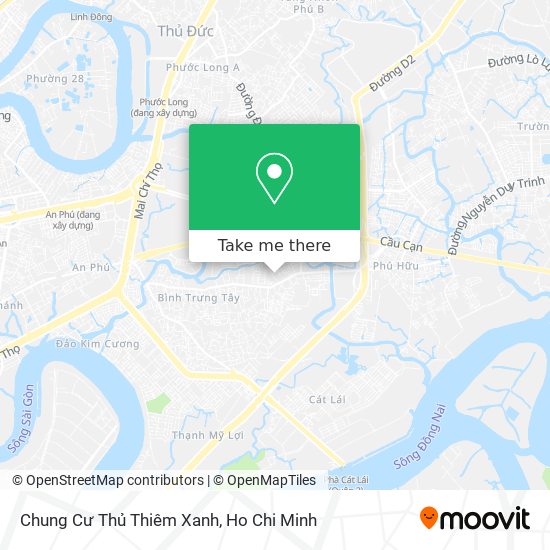 Chung Cư Thủ Thiêm Xanh map