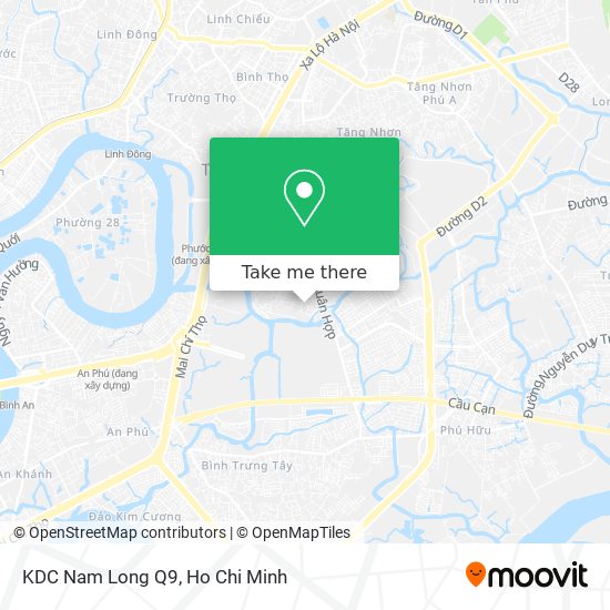 KDC Nam Long Q9 map